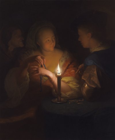 Älskande (förlorade sonen) av Godfried Schalcken