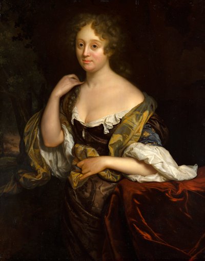 Porträtt av Isabella Agneta Deutz (1658–1694/96) av Godfried Schalcken