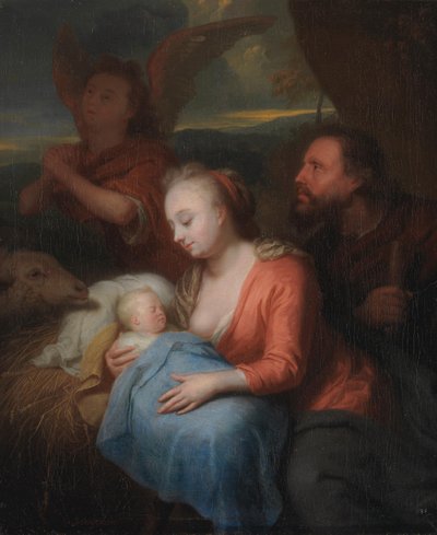 Vila under flykten till Egypten av Godfried Schalcken