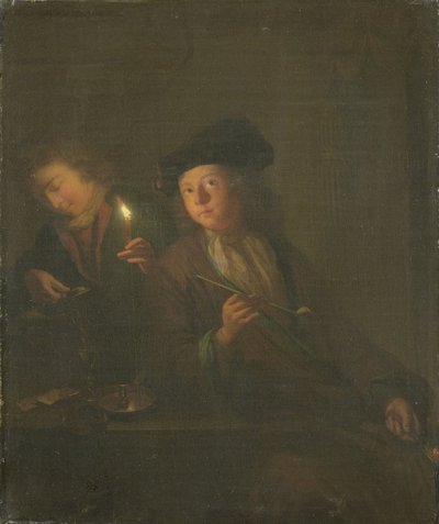 Rökugn av Godfried Schalken or Schalcken