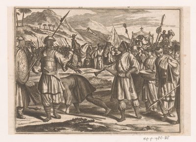 Mottagning av Vasco da Gama på Samorine av Gonsales Appelmans