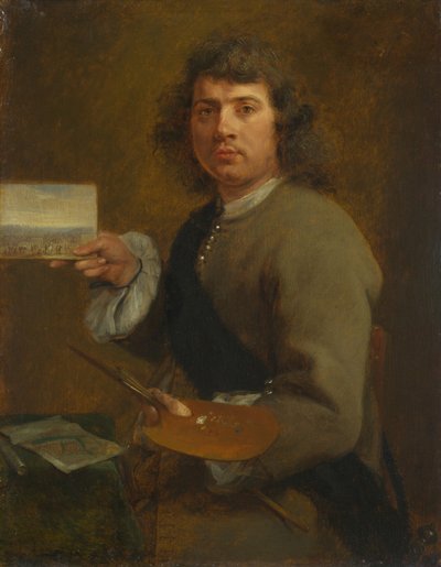 Syn (Porträtt av Robert van den Hoecke (1622-1688), före 1661 (olja på trä) av Gonzales Coques