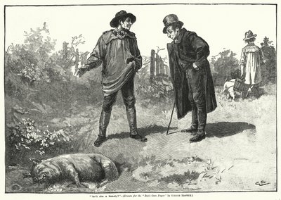 "Är hon inte vacker?" (gravyr) av Gordon Frederick (after) Browne