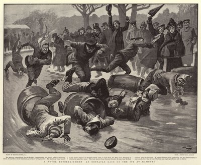 En roman Underhållning i ett hinderlopp på isen i Hamburg av Gordon Frederick Browne