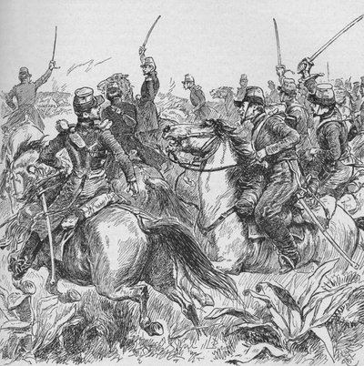Fångad av ett djärvt slag Abd-El-Kadrs Smalah, 1902 av Gordon Frederick Browne