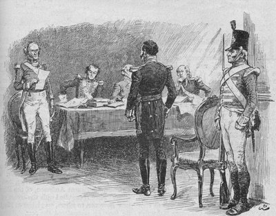 General Whitelocke ställdes inför rätta av krigsrätt, 1902 av Gordon Frederick Browne