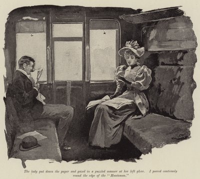 Illustration till Just a Short Story, av Arthur Hughes av Gordon Frederick Browne