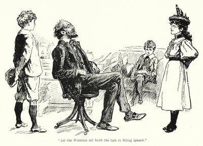Illustration till The Story of the Treasure Seekers av E Nesbit (litho) av Gordon Frederick Browne