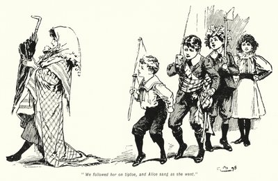 Illustration till The Story of the Treasure Seekers av E Nesbit (litho) av Gordon Frederick Browne