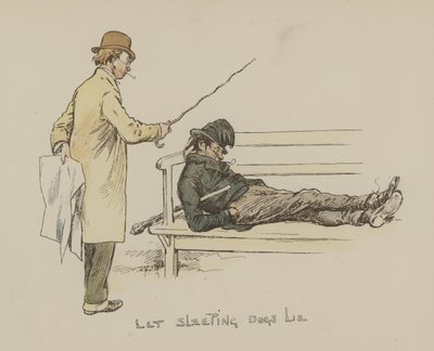 Låt sovande hundar ligga av Gordon Frederick Browne