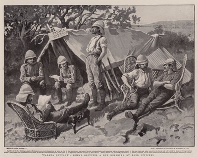 Talana Cottage, Tommy upptar en hydda övergiven av boerofficerare av Gordon Frederick Browne