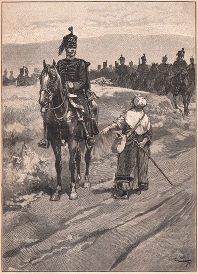 Hertigen av Brunswick och hans husarer (Black Brunswickers) AD 1810 av Gordon Frederick Browne