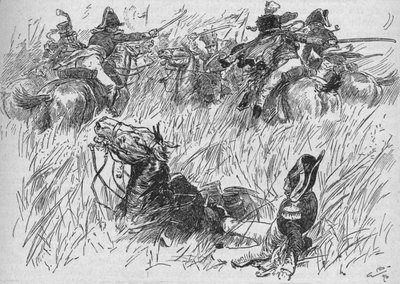 Generalshästen föll i ett dike, 1896, 1902 av Gordon Frederick Browne