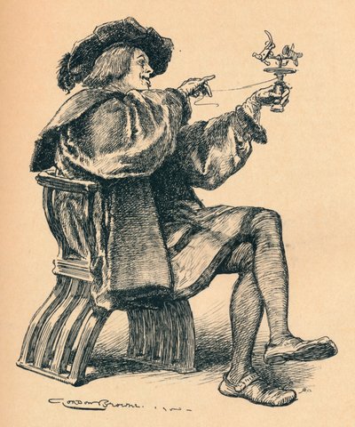 Puppets, c1900 av Gordon Frederick Browne