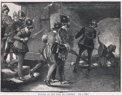 Mordet på jarlen av Desmond 1575 av Gordon Frederick Browne