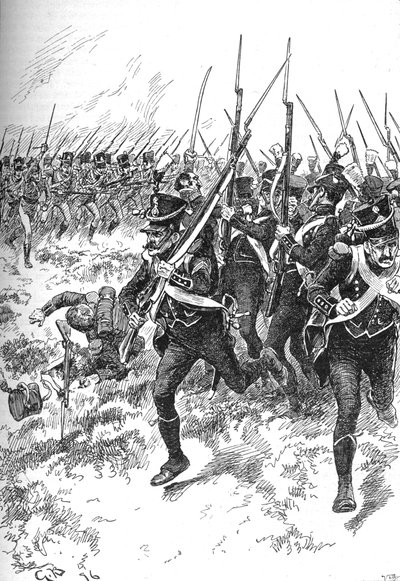 De bröt och flydde i riktning mot Maida, 1902 av Gordon Frederick Browne