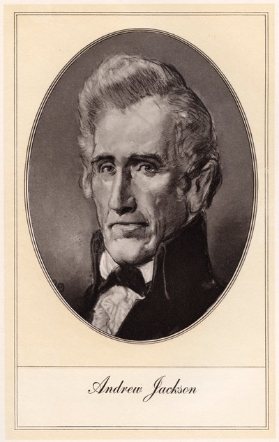 Andrew Jackson, USA:s sjunde president, tidigt 1900-tal av Gordon Ross
