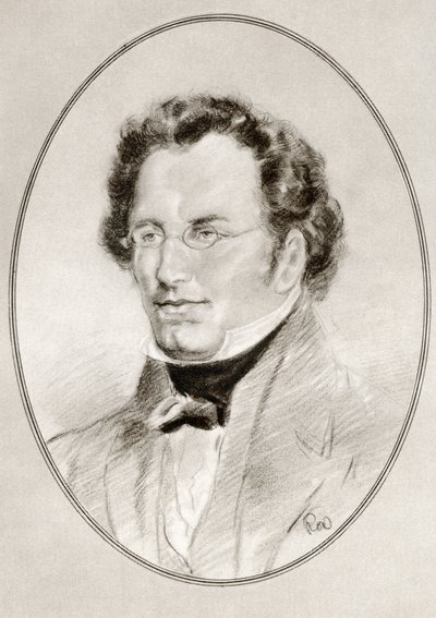 Franz Peter Schubert, från Living Biography of Great Composers av Gordon Ross