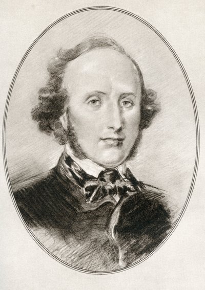 Jakob Ludwig Felix Mendelssohn Bartholdy, från Living Biographys of Great Composers av Gordon Ross
