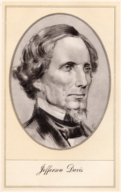 Jefferson Davis, amerikansk soldat och politiker, tidigt 1900-tal av Gordon Ross