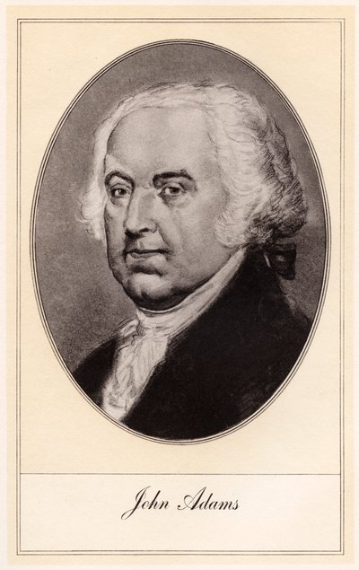 John Adams, USA:s andre president, tidigt 1900-tal. av Gordon Ross