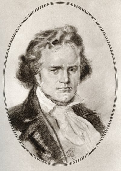 Ludwig van Beethoven, från Living Biographys of Great Composers av Gordon Ross