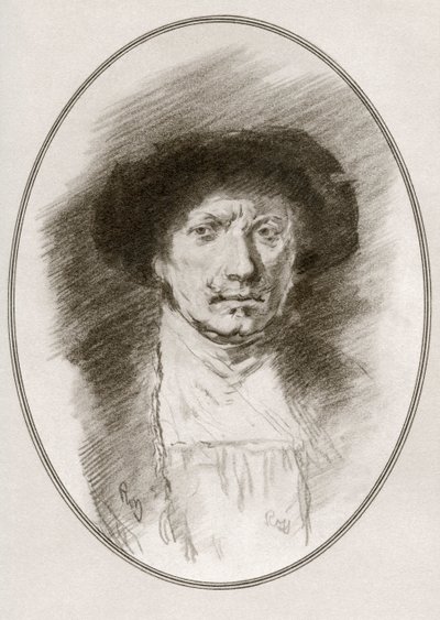 Rembrandt Harmenszoon van Rijn, från Living Biographys of Great Painters av Gordon Ross