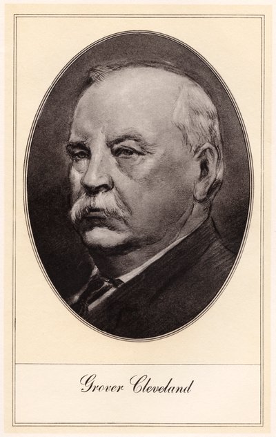 Stephen Grover Cleveland, USA:s 22:a och 24:e president, tidigt 1900-tal. av Gordon Ross