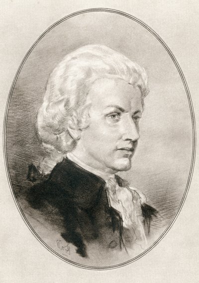 Wolfgang Amadeus Mozart, från Living Biographies of Great Composers av Gordon Ross