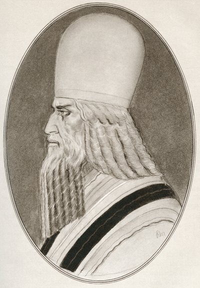 Zoroaster, aka Zarathustra, Zarathushtra Spitama eller Ashu Zarathushtra, från Living Biography of Religious Leaders av Gordon Ross