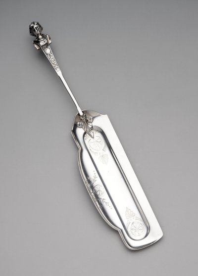 "Byst" mönster crumber, sent 1860-tal (mynt silver) av Gorham Manufacturing Company