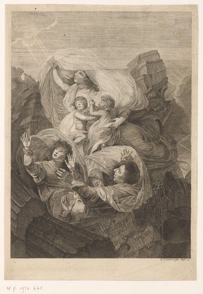 Allegorisk representation av familjen av Gottfried Arnold Lehman