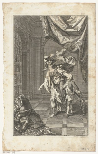 Maximilian III Joseph ackompanjerad av Minerva av Gottfried Bernhard Götz