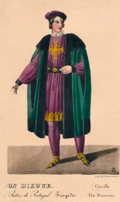 Don Diegue, ca 1820-talet. av Gottfried or Godefroy Engelmann