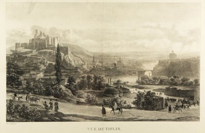 Utsikt över Tiflis, 1830-talet av Gottfried or Godefroy Engelmann