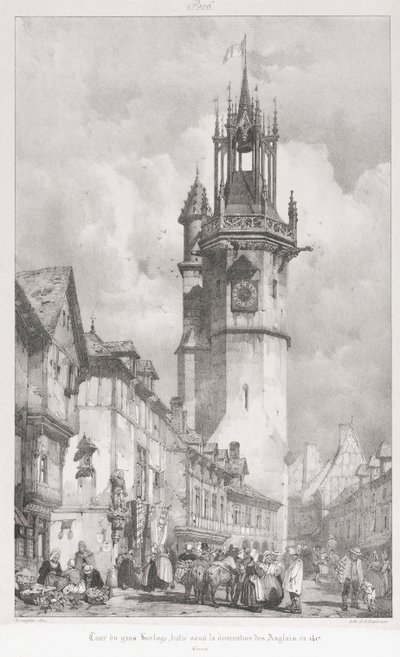 Pittoreska och romantiska resor i gamla Frankrike, Normandie..., 1824. av Gottfried or Godefroy Engelmann