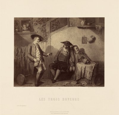 "De tre drinkarna" av L. Somers av Goupil and Cie.