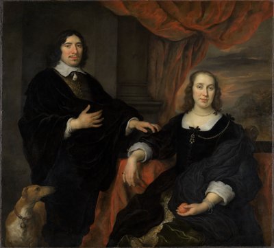 Porträtt av ett äkta par av Govaert Flinck