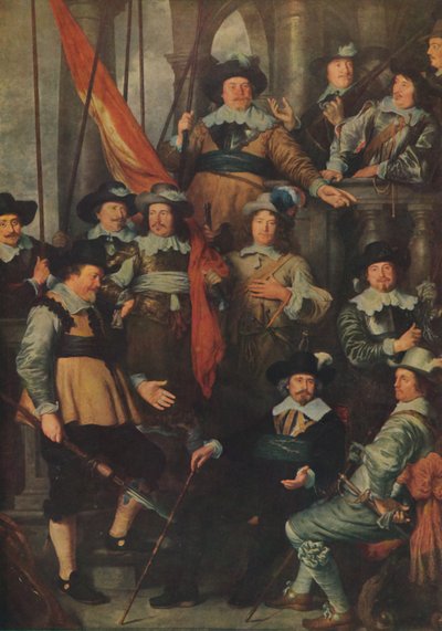 Company of the Civic Guard of Amsterdam... 1645, 1914. av Govaert Flinck