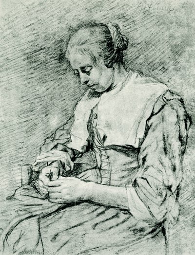 Sömmerskan av Govaert Flinck