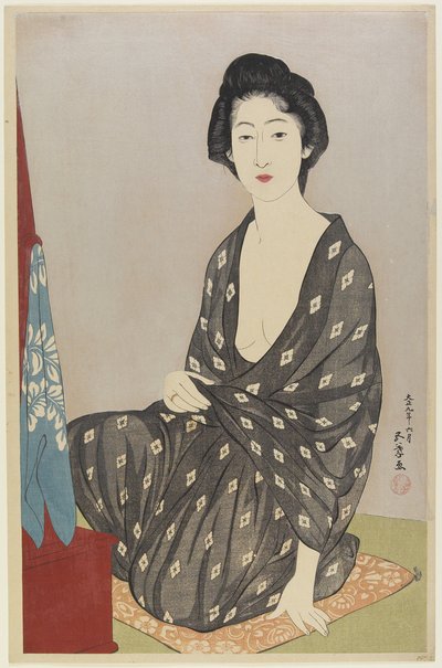 Kvinna i sommarrock, juni 1920 av Goyo Hashiguchi