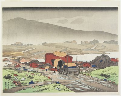 Yaba Valley, 1918 av Goyo Hashiguchi