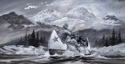 Alexander Mackenzie (1764-1820) (gouache på papper) av Graham Coton
