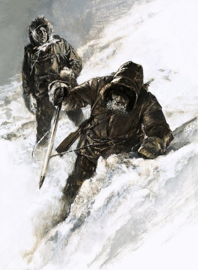 Dr Isaac Stringer och C. F. Johnson vandrade över Yukon av Graham Coton
