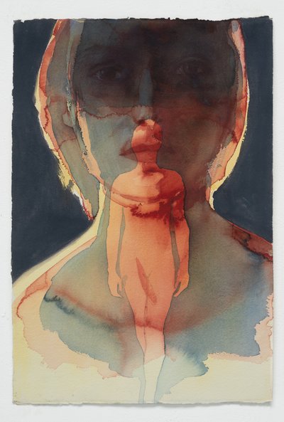 Emergence, 2015 (akvarell på Arches) av Graham Dean