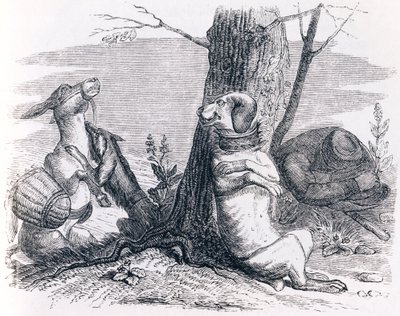 Åsnan och hunden (L