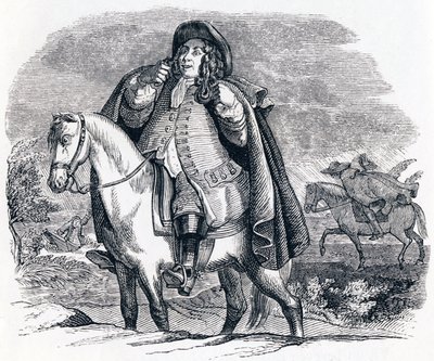 Phebus & Boree - Fables av La Fontaine av Grandville
