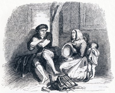 Lemmarna och magen - Fables av La Fontaine av Grandville