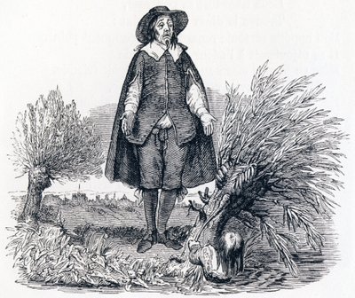 Barnet och läraren - Fabler av La Fontaine av Grandville