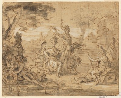 Design for a Tapestry: Allegory of Africa av Gérard Audran
